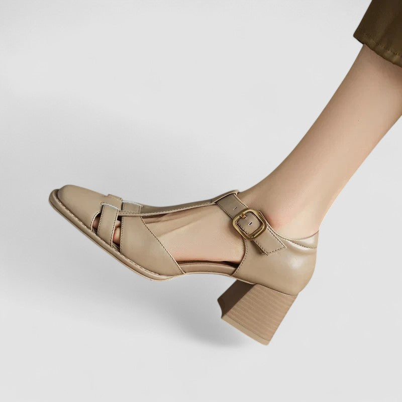 Elyxiana | Tacones ortopédicos con correa en T