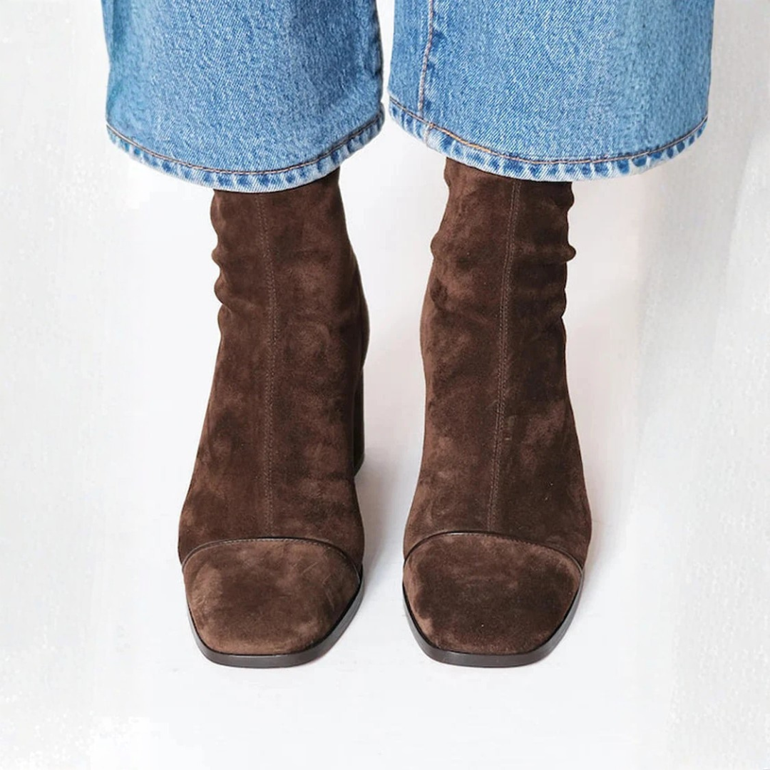 Lora | Elegantes botas de tacón confort