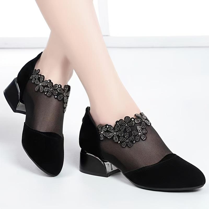 Tacones de malla transpirables elegantes Aurora