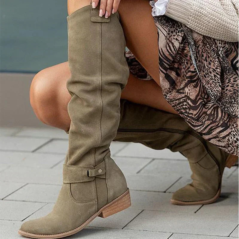 Celina | Botas de invierno con efecto de gamuza suave