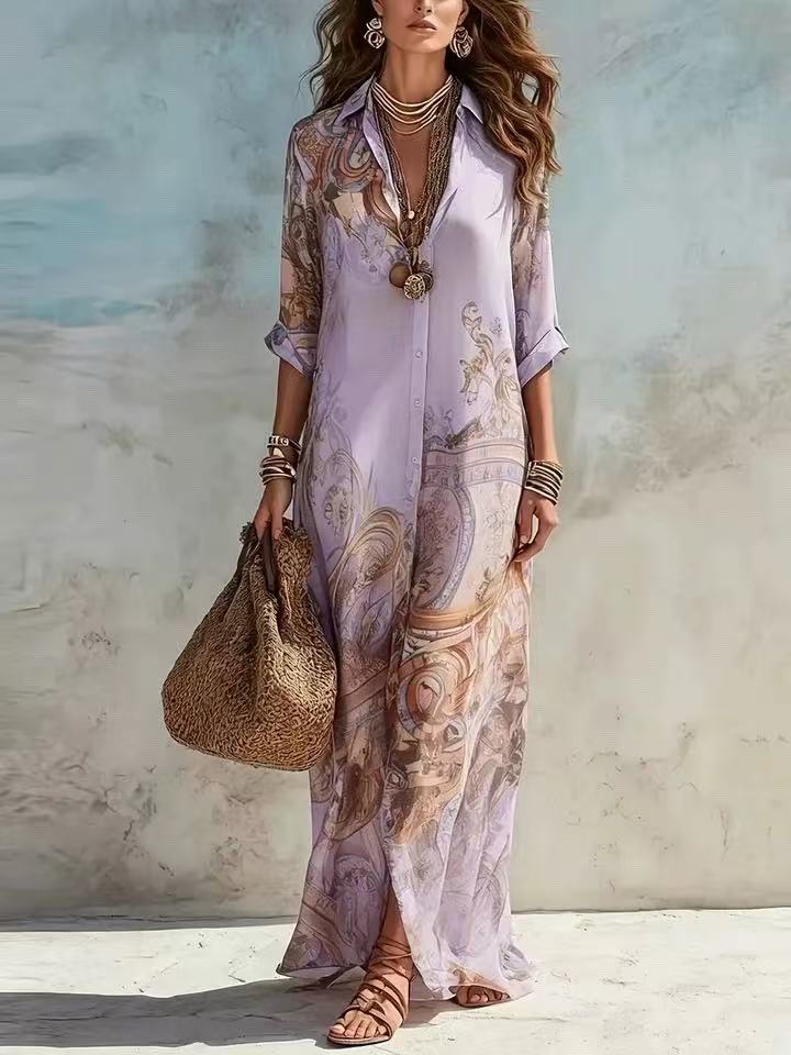 Margot | Maxi estampado barroco