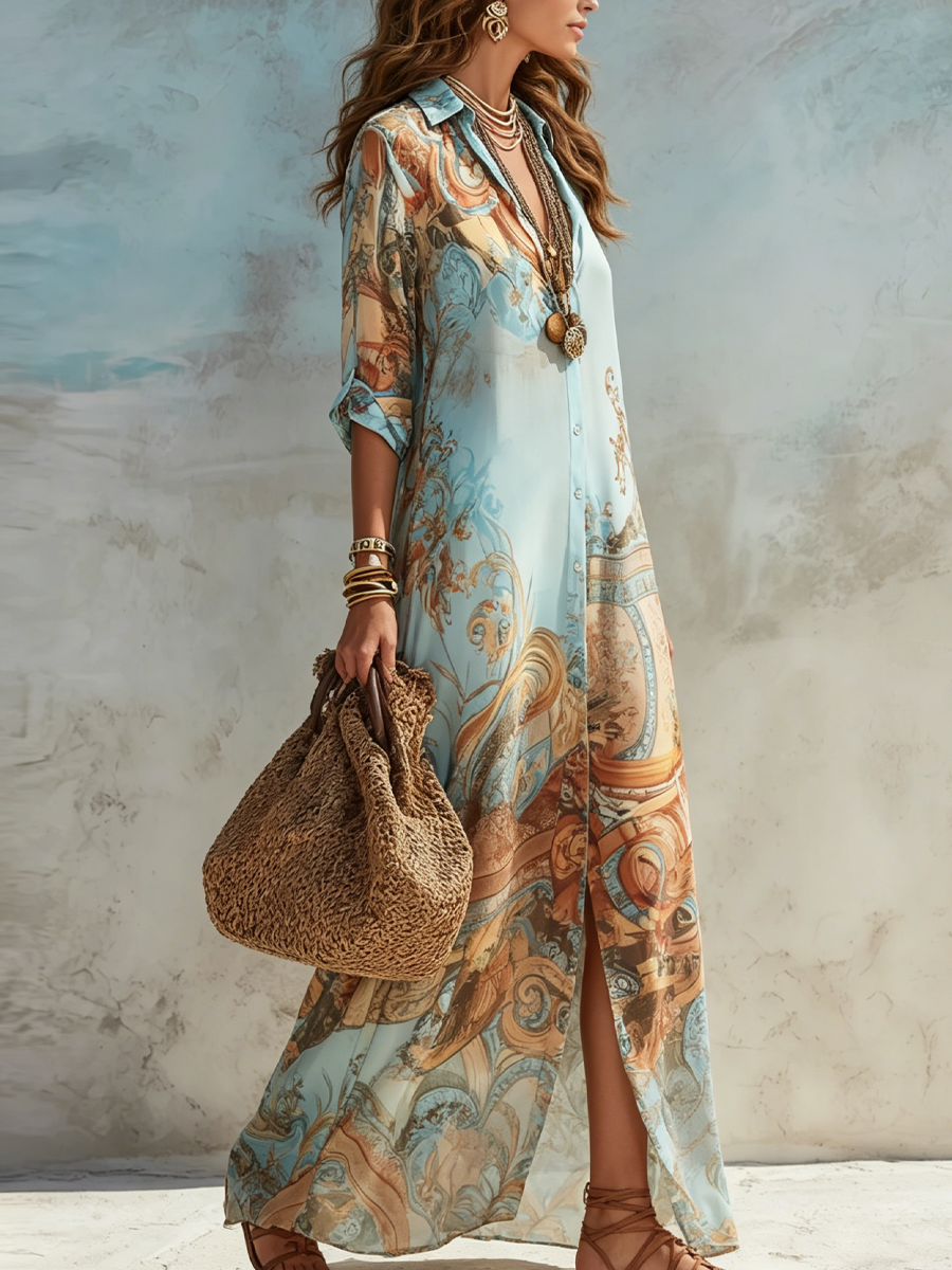 Margot | Maxi estampado barroco