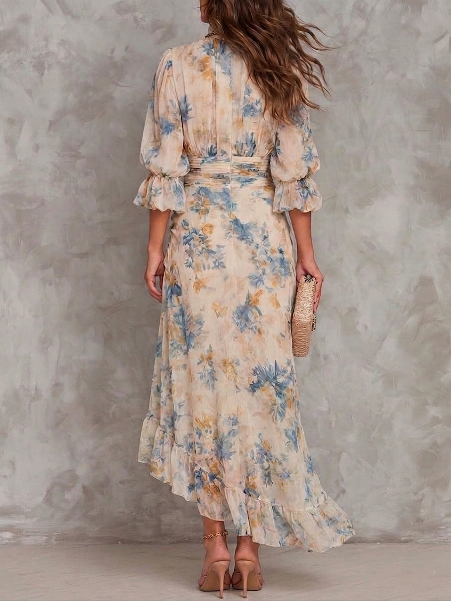 Cora | Vestido largo floral