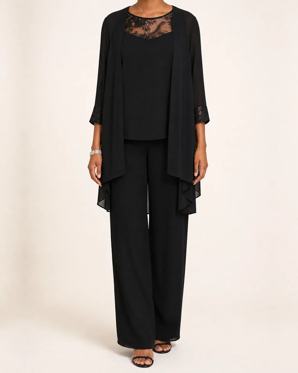 Sela | Traje de gasa de tres piezas