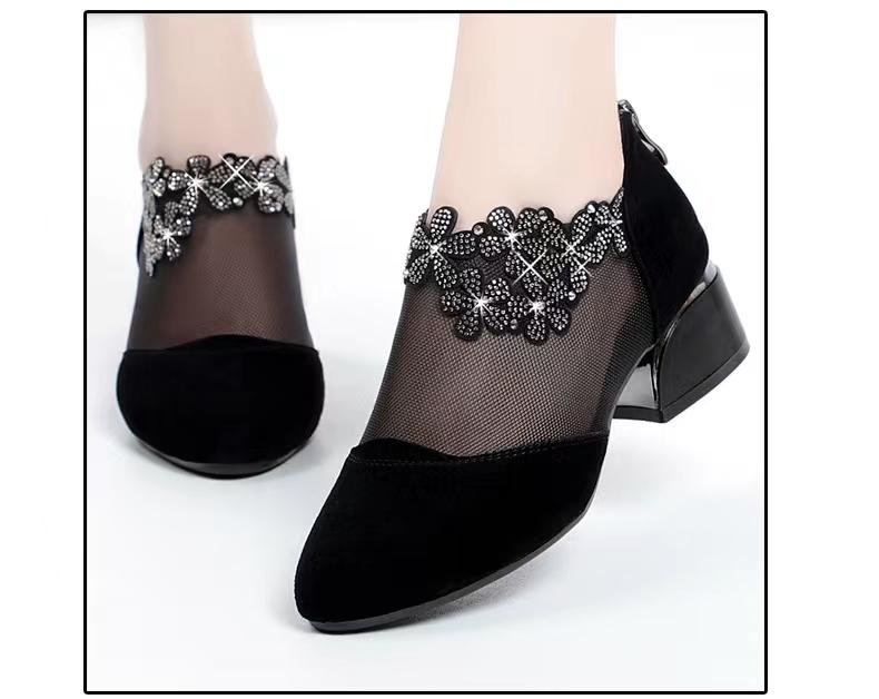 Tacones de malla transpirables elegantes Aurora