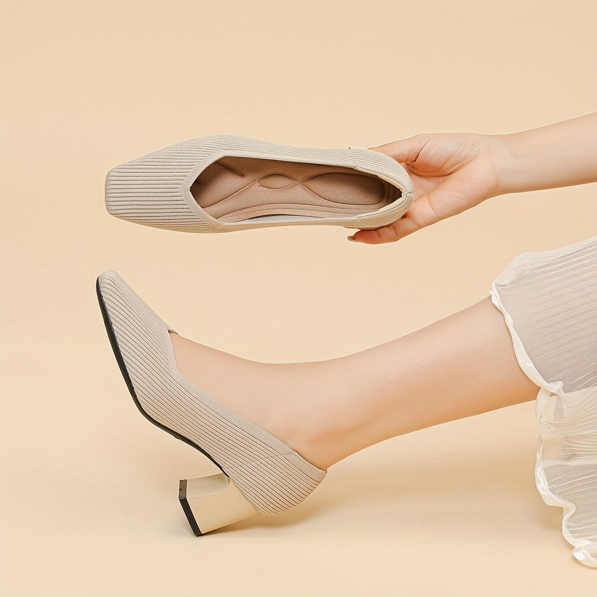 María | Cómodos tacones de plataforma con elegancia clásica