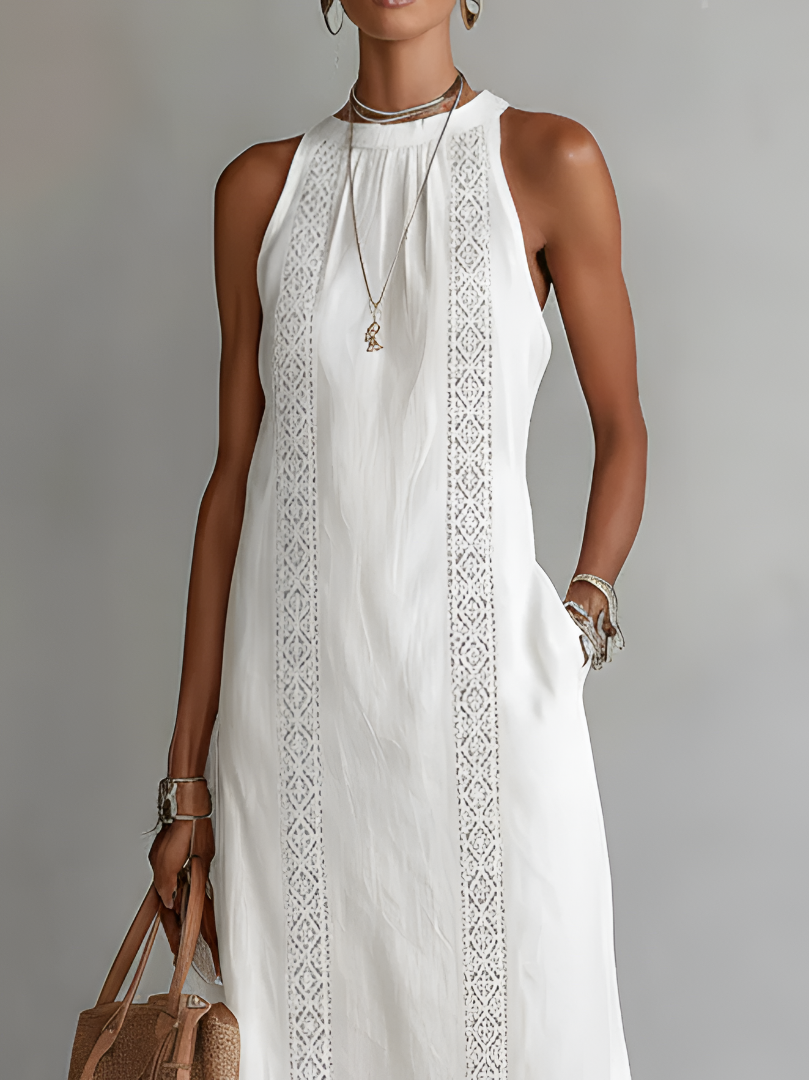 Cecilio | Collar de lino Midi