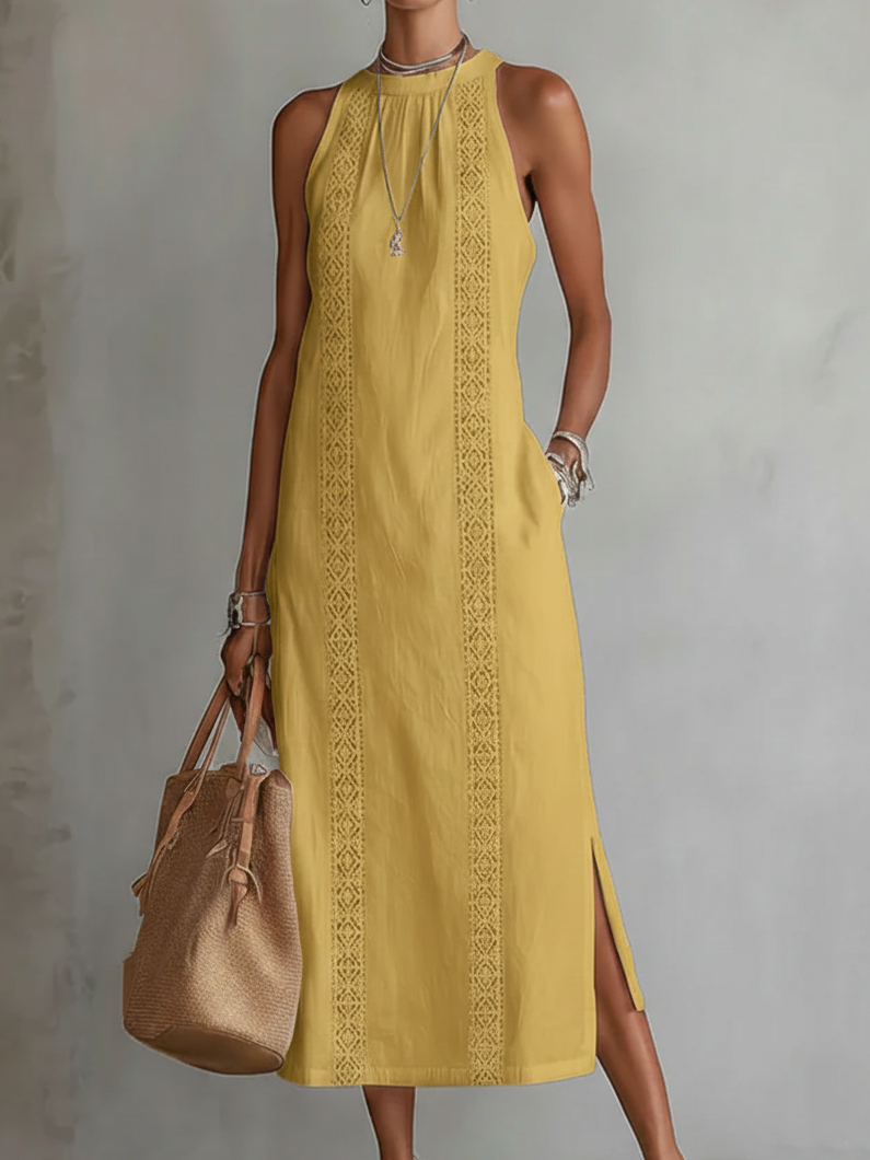 Cecilio | Collar de lino Midi