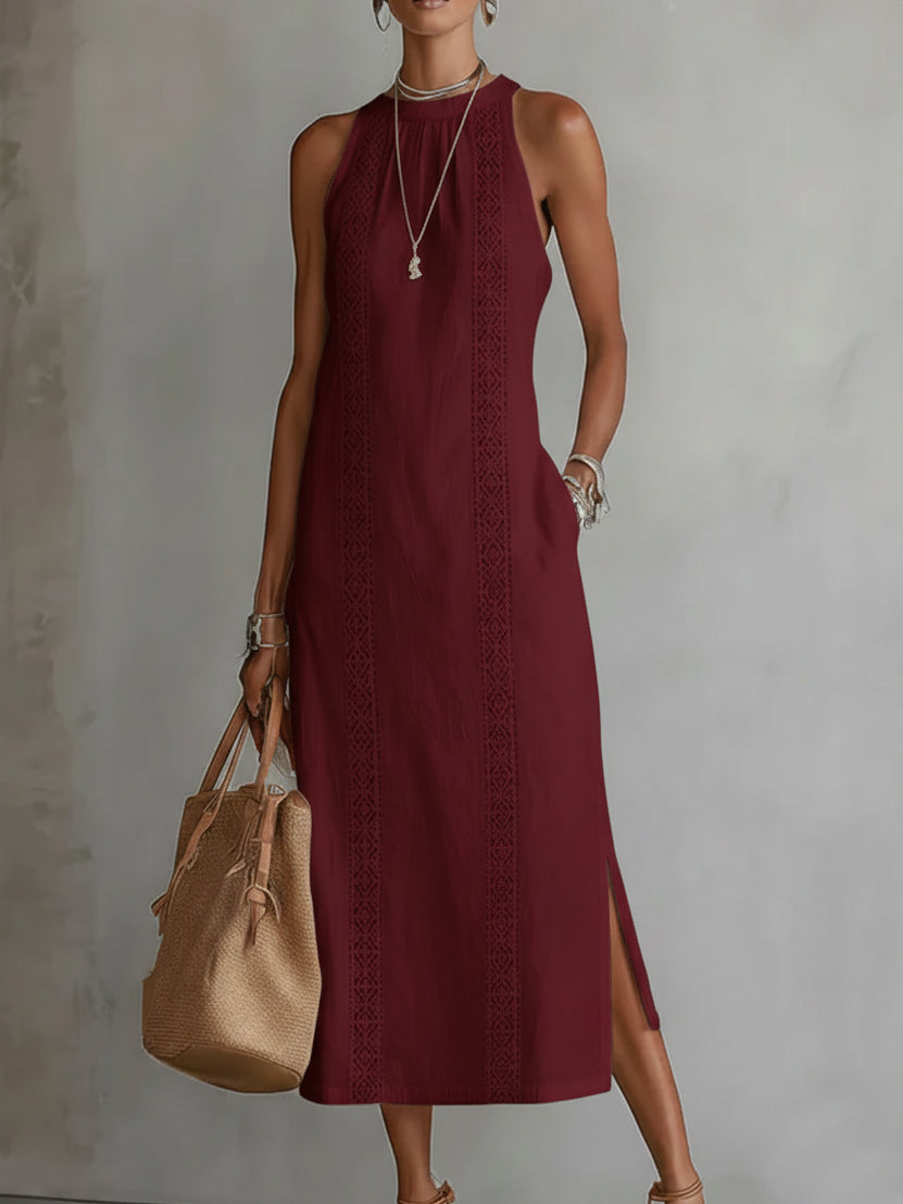 Cecilio | Collar de lino Midi
