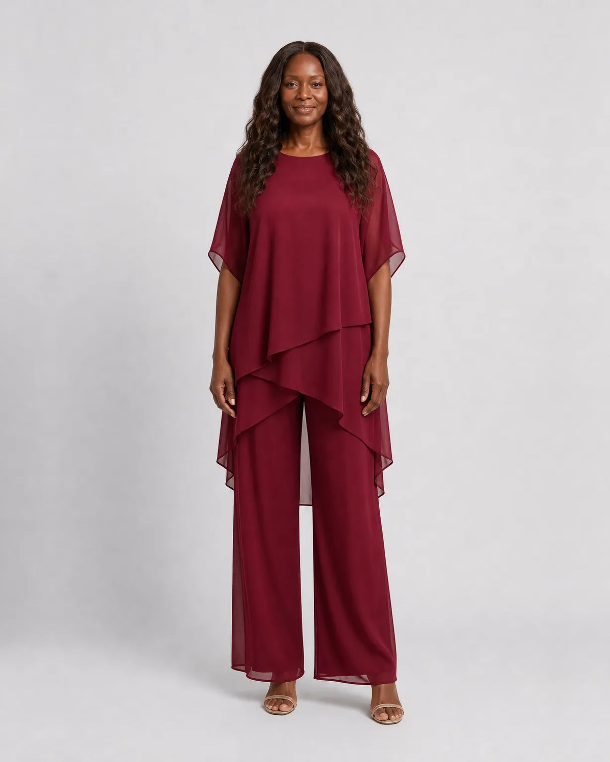 Roxina | Elegante conjunto de pantalón de fiesta de noche