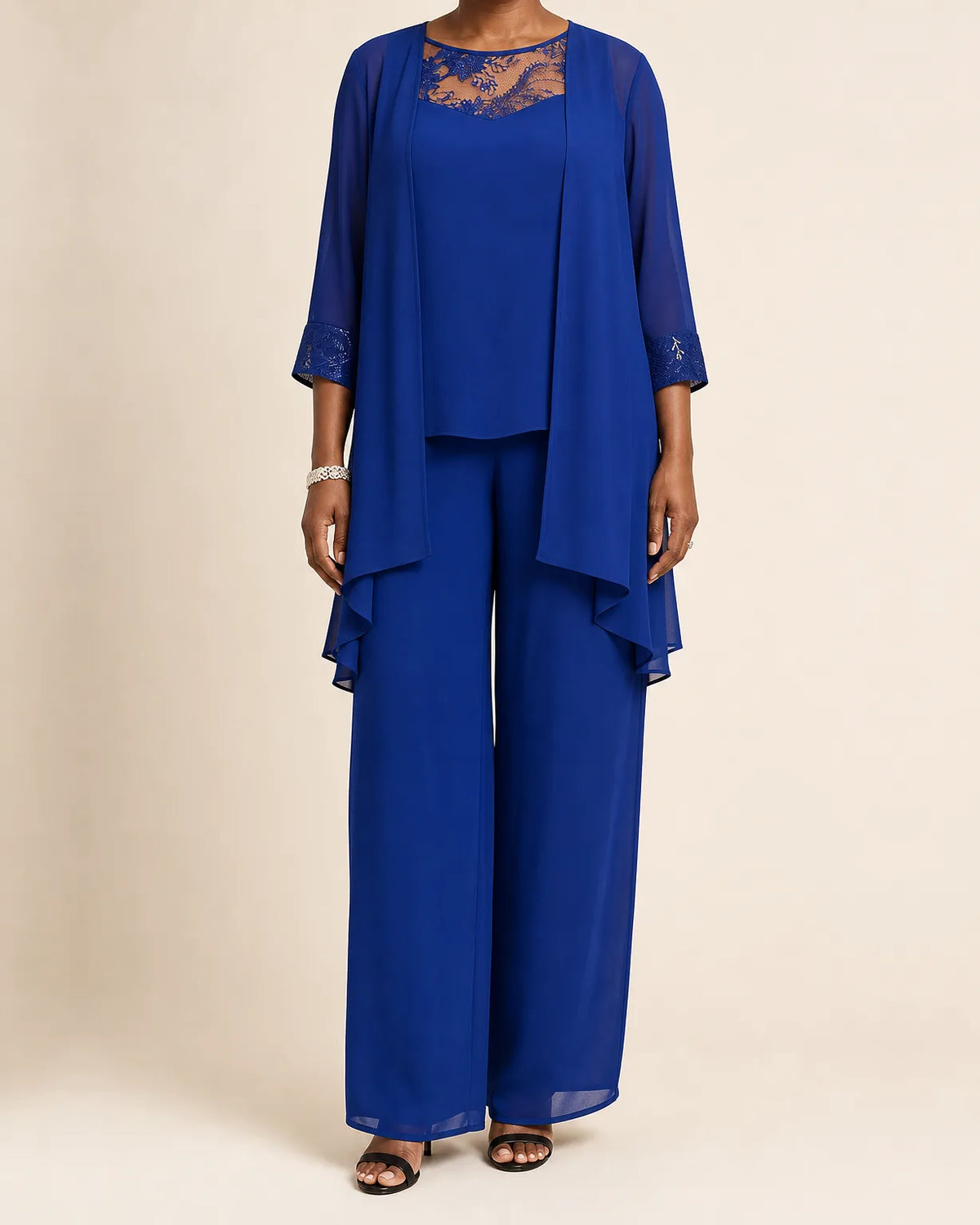 Sela | Traje de gasa de tres piezas