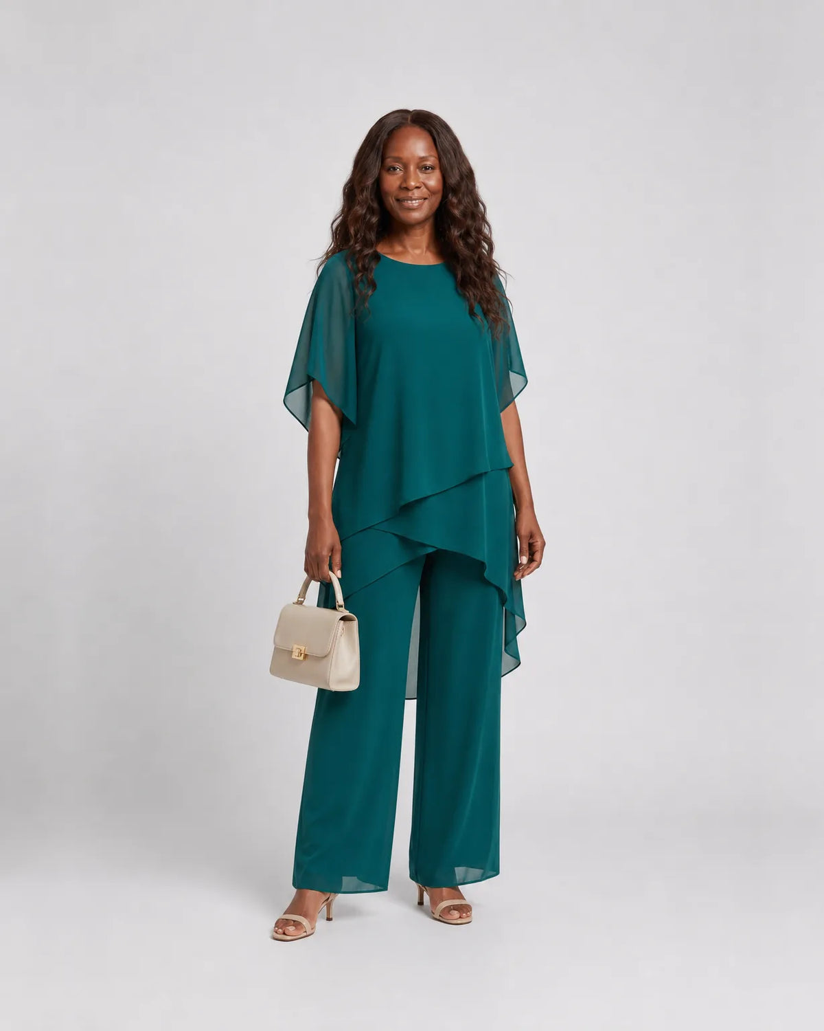 Roxina | Elegante conjunto de pantalón de fiesta de noche