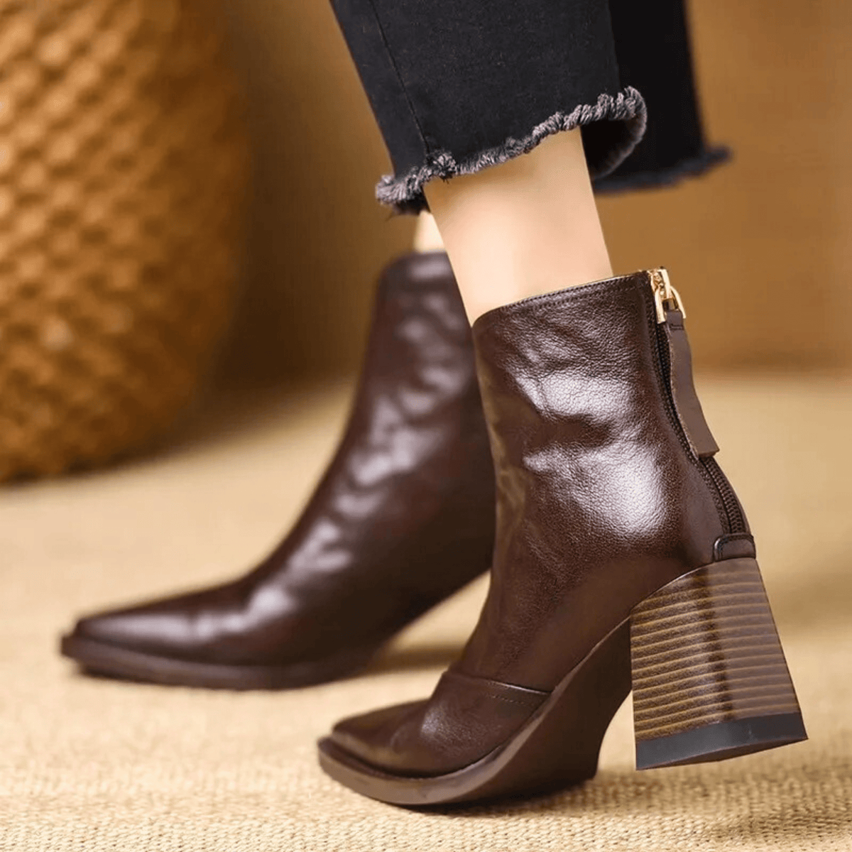 Botines Claudia Luxe de tacón medio