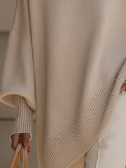 Clarisse | Jersey de punto holgado con cuello ancho