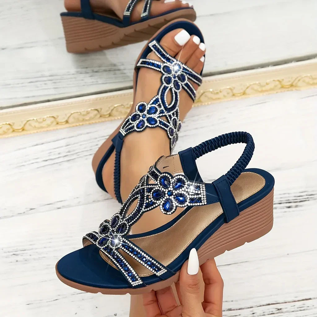 Sandalias de cuña ortopédicas para mujer