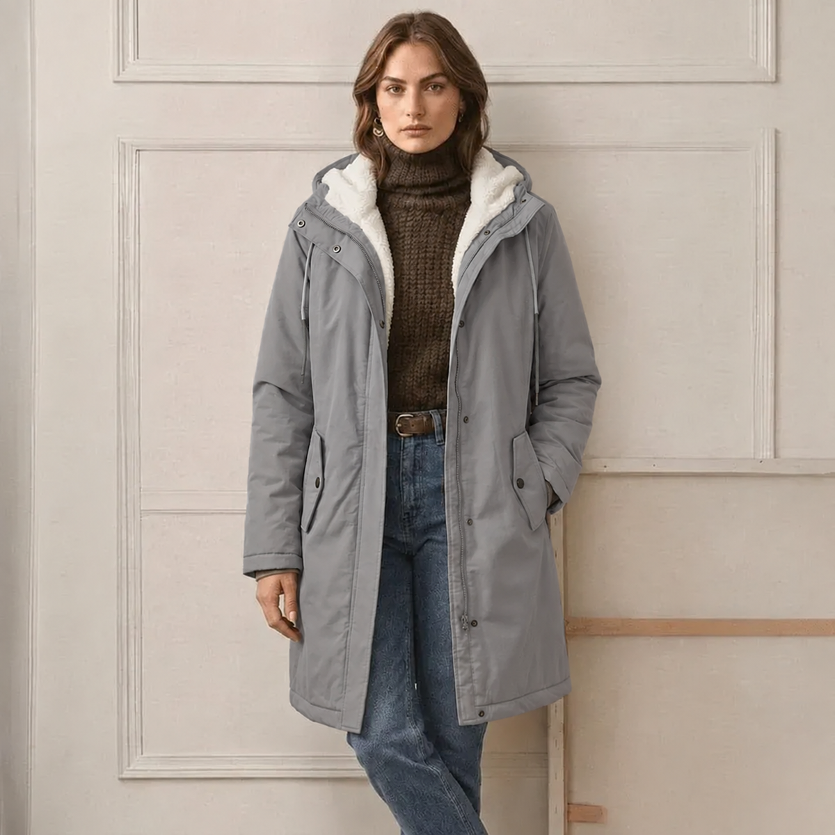 Marjorie | Chaqueta impermeable de primavera con capucha
