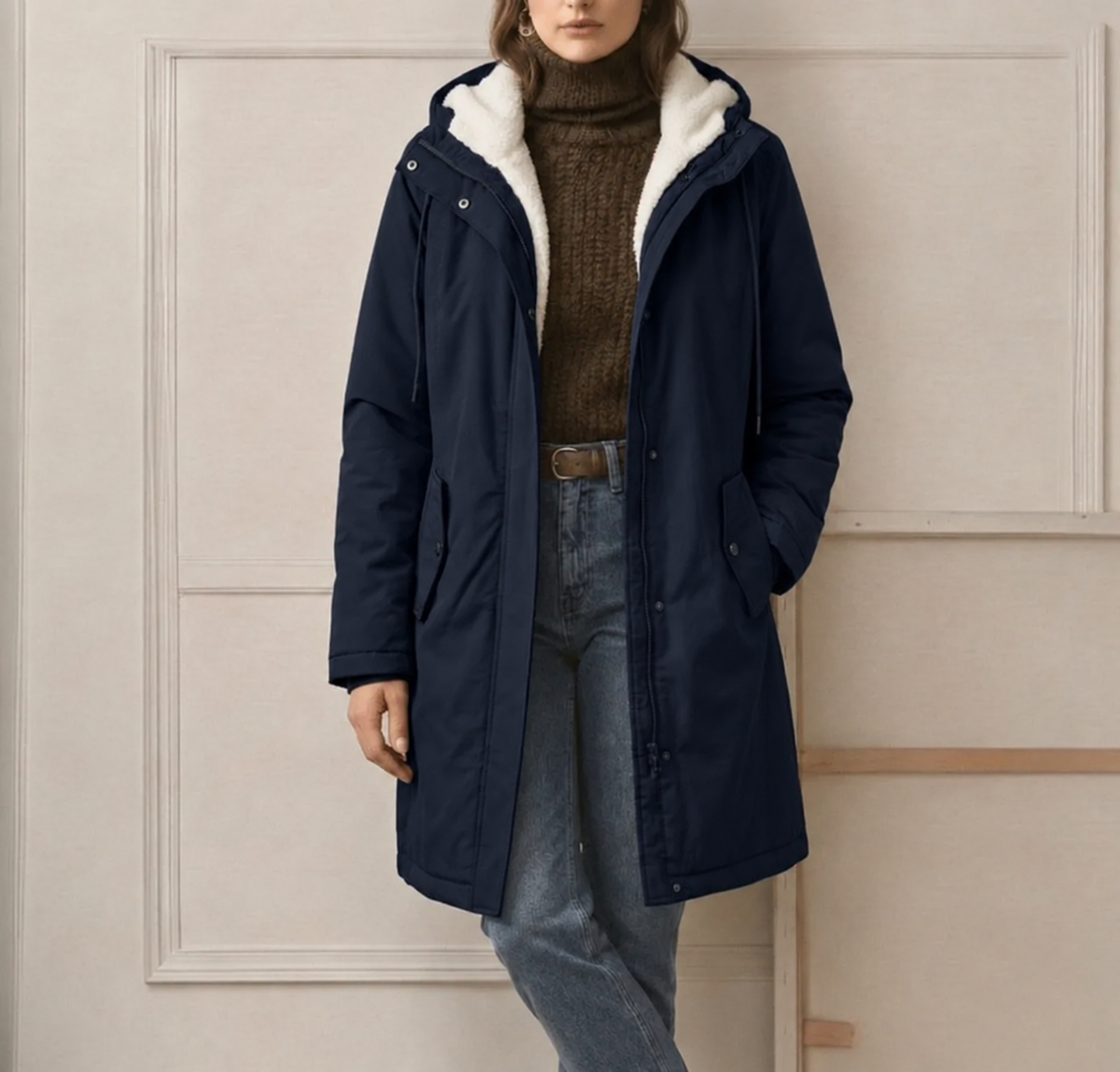 Marjorie | Chaqueta impermeable de primavera con capucha