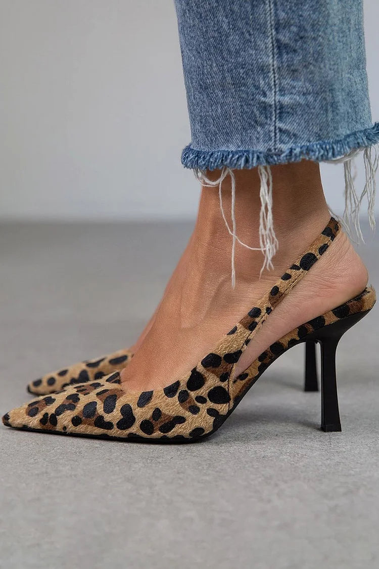 ANGIA | tacones de leopardo