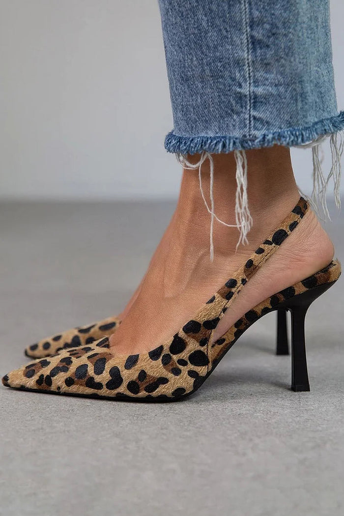 ANGIA | tacones de leopardo