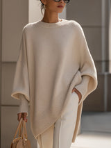 Clarisse | Jersey de punto holgado con cuello ancho