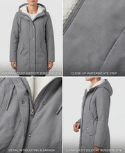 Marjorie | Chaqueta impermeable de primavera con capucha