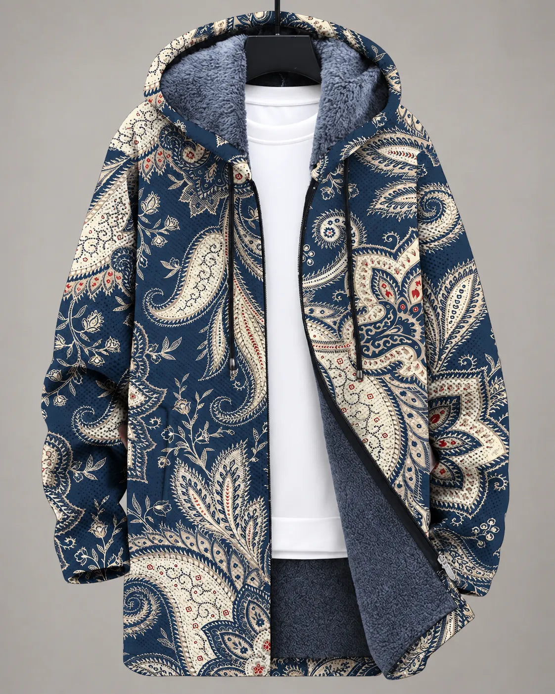 Rosalie | Chaqueta con capucha de diseño botánico