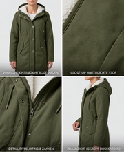 Marjorie | Chaqueta impermeable de primavera con capucha