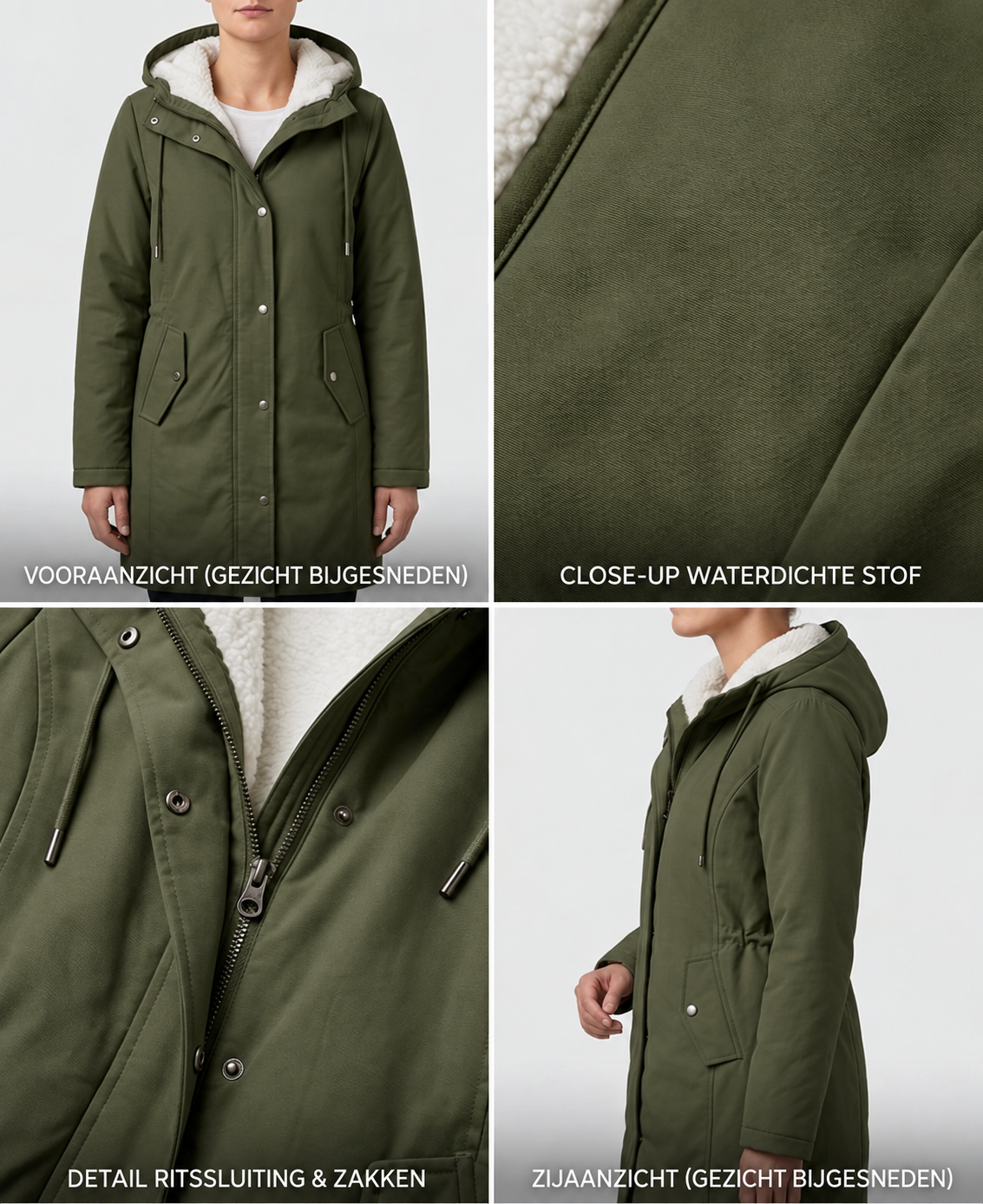Marjorie | Chaqueta impermeable de primavera con capucha