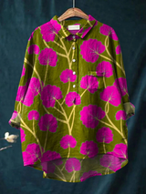 Lauren | Camisa casual con estampado floral vintage