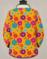 Marigold | Chaqueta de mezclilla con estampado floral