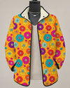 Estampado floral naranja