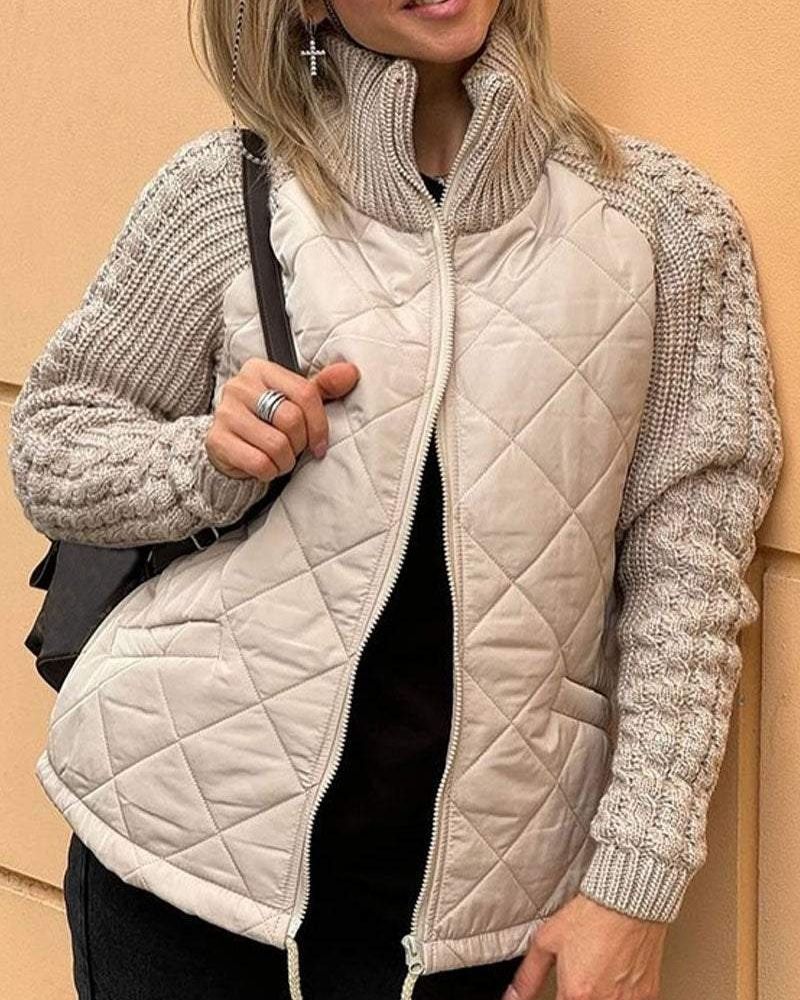 Victoria | Chaqueta polar casual de punto