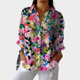 Blusa de colores con estampado