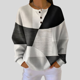 Almira | Sudadera Henley de punto gofre