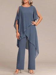 Chloé | Conjunto de dos piezas con cuello redondo