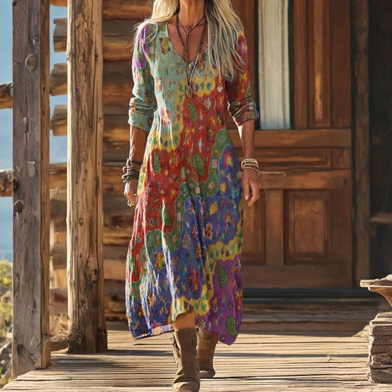Roselyn - Vestido de diseño elegante suave y relajado