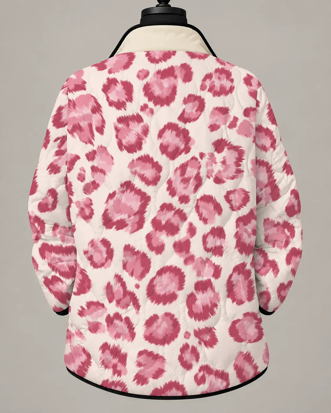 Rosalie | Chaqueta suave con estampado de leopardo