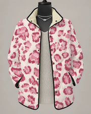 Rosalie | Chaqueta suave con estampado de leopardo