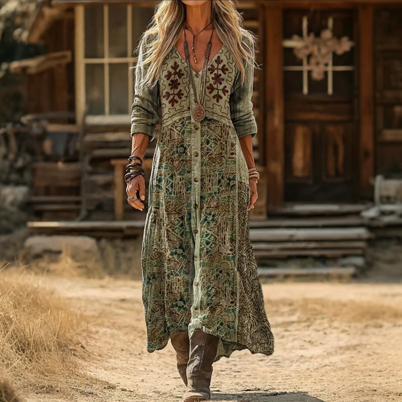 Adeline - Vestido suave hasta el tobillo