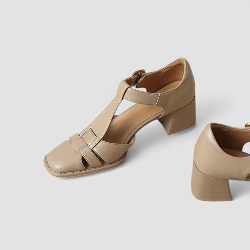 Elyxiana | Tacones ortopédicos con correa en T