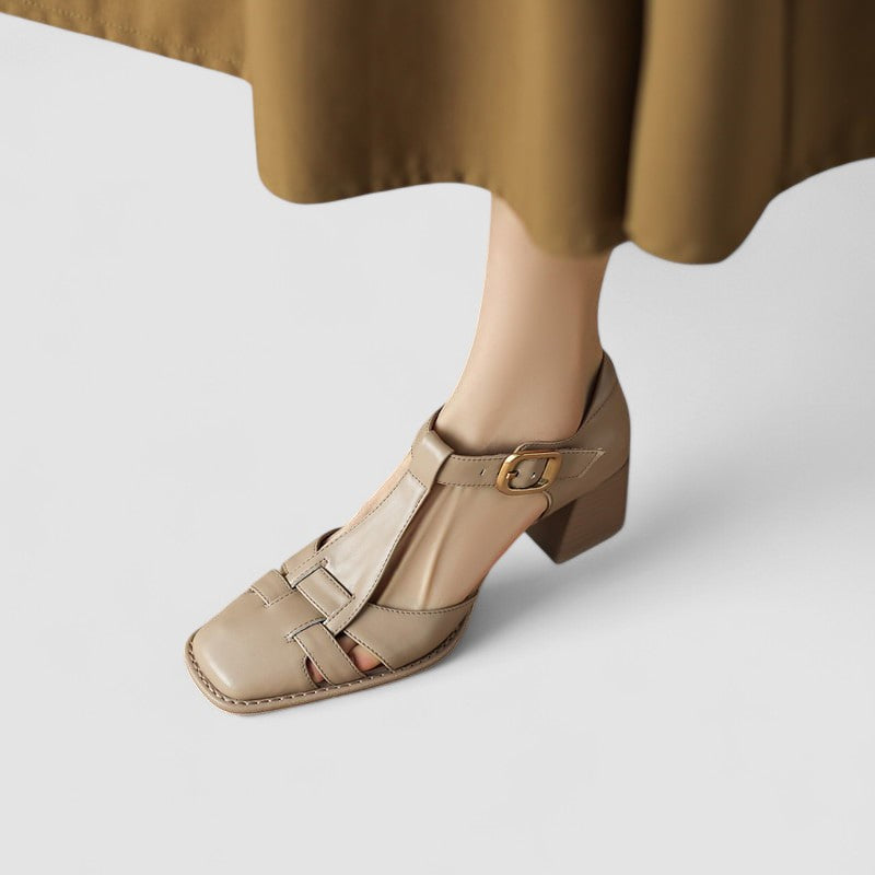 Elyxiana | Tacones ortopédicos con correa en T