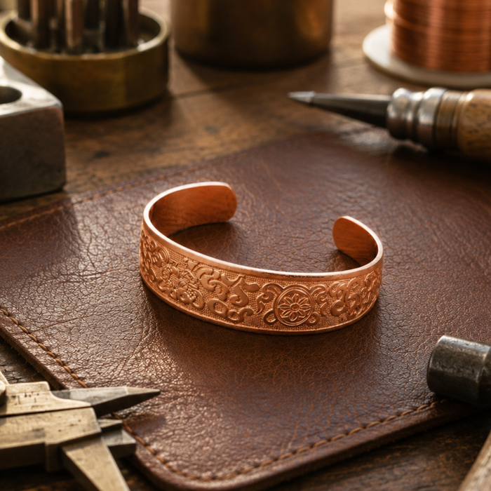 Reliquia | Pulsera con acabado cobrizo