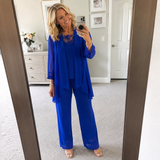 Éléonore | Conjunto de chaqueta fluida y pantalones anchos