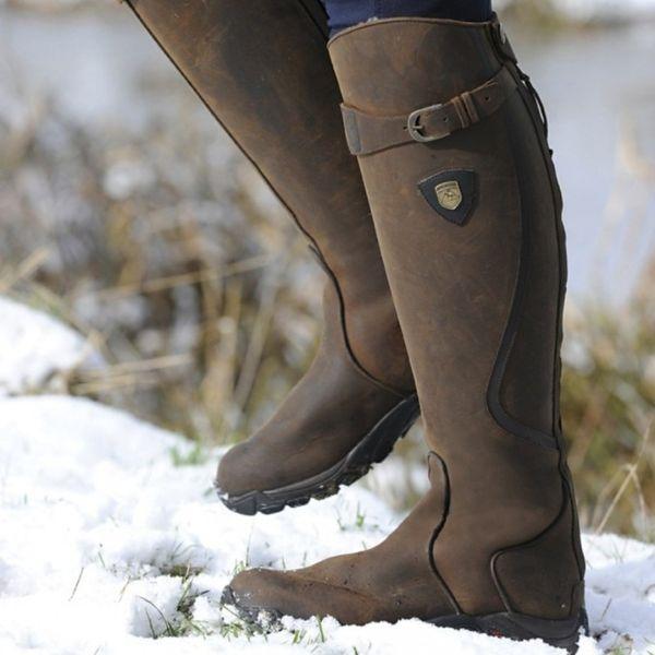 Evelyn | Botas de montar de cuero impermeables