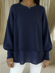 Casilda | Jersey con efecto de capas