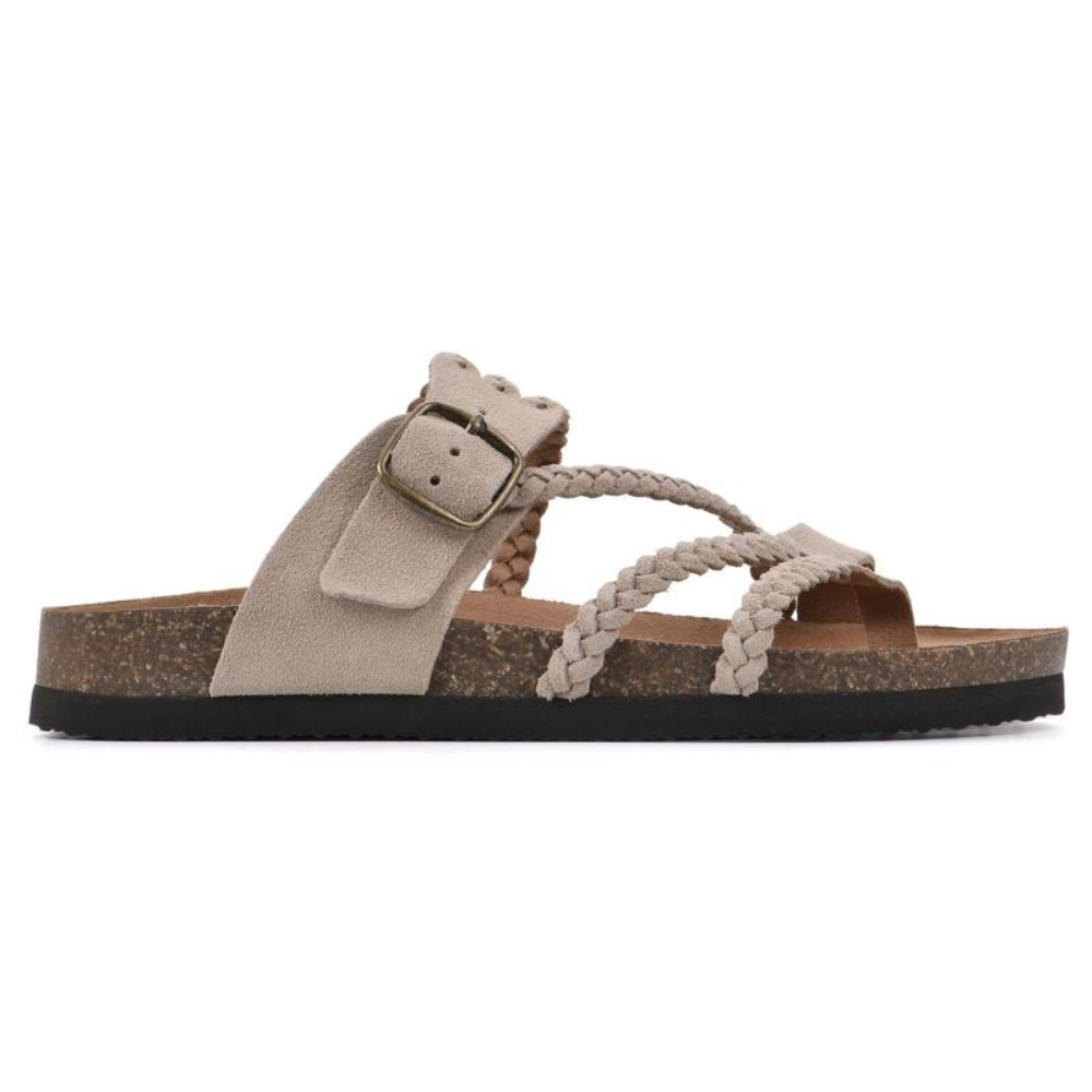 Jocelyn - Sandalias de corcho trenzado