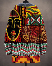 Amara | Chaqueta Heritage con capucha y estampado artístico