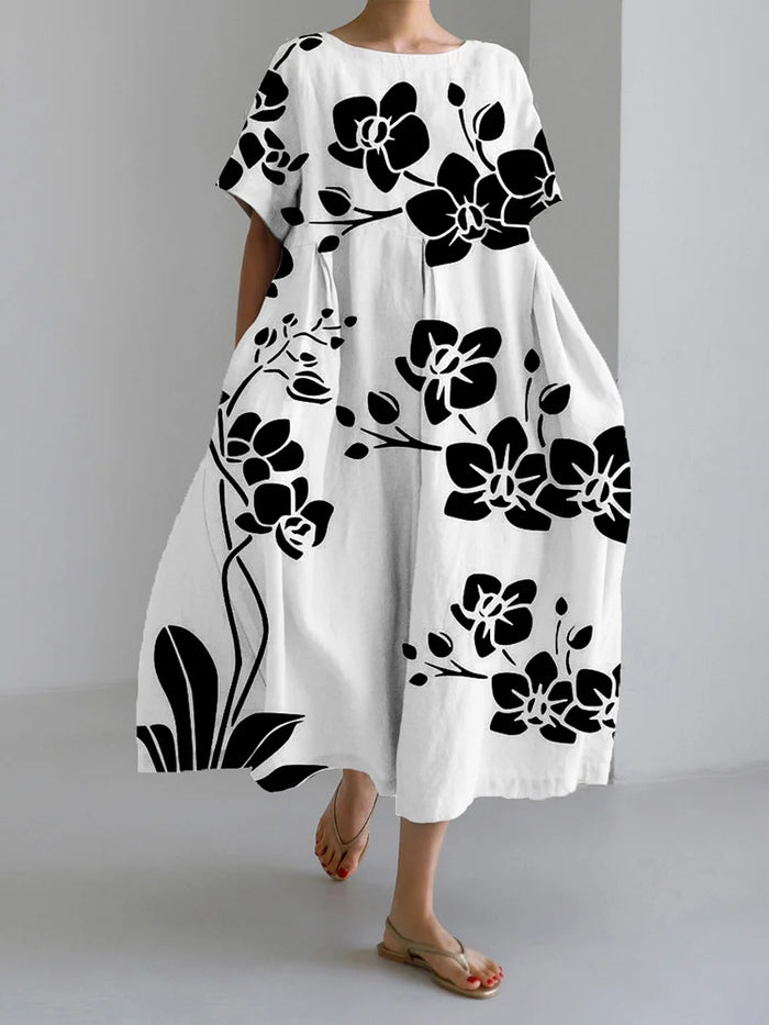 vestido de verano floral mar