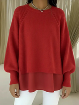 Casilda | Jersey con efecto de capas