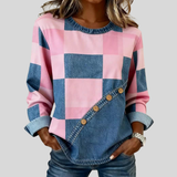 Tindelle™ | Sudadera artística de patchwork